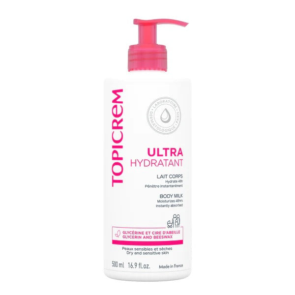 Topicrem Ultra Hydratant Moisturizing Body Milk 500ml