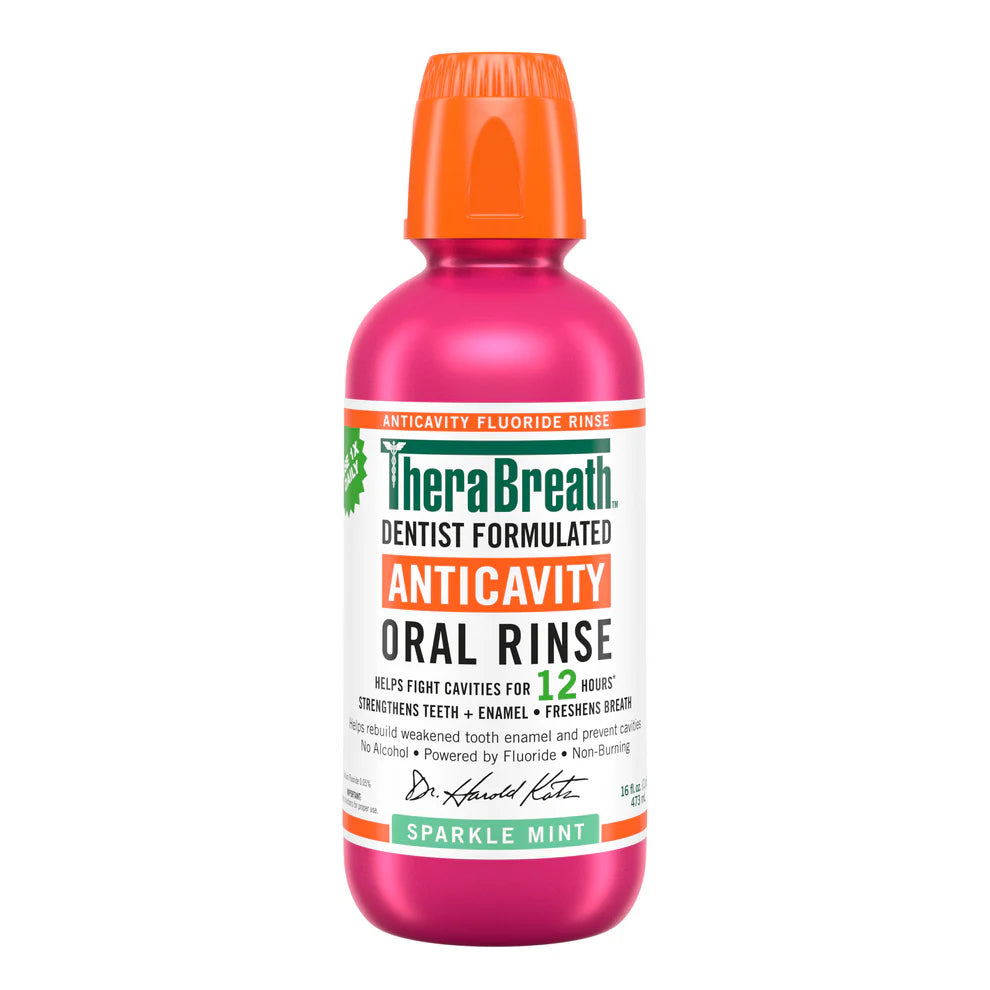 TheraBreath Anticavity Oral Rinse Sparkle Mint