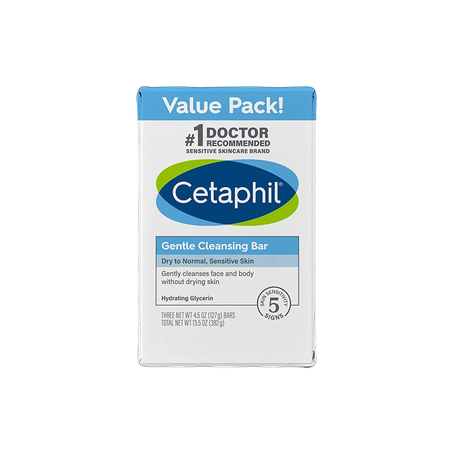 Cetaphil Gentle Cleansing Bar (Pack of 3)