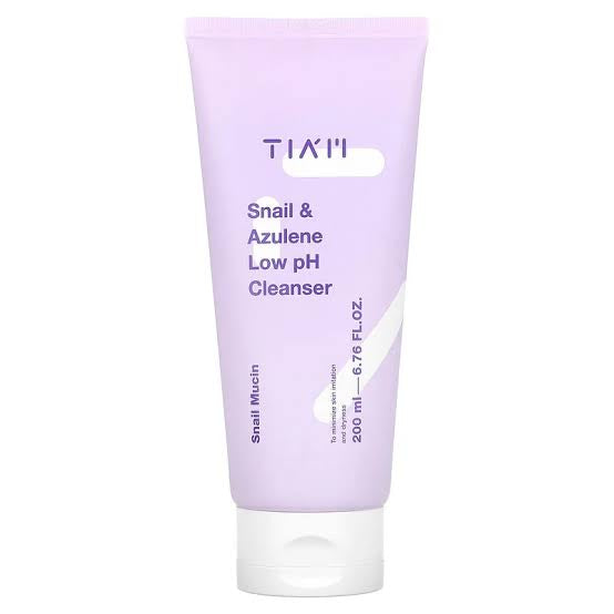 Tiam Snail Azulene Low pH Cleanser