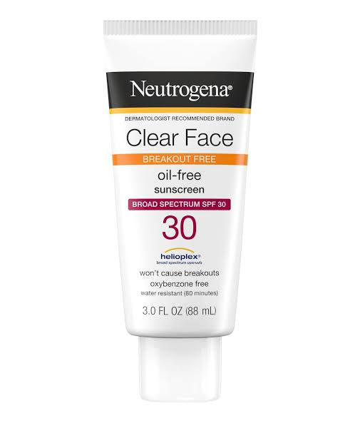 Neutrogena Clear Face Oil-Free Sunscreen SPF 30
