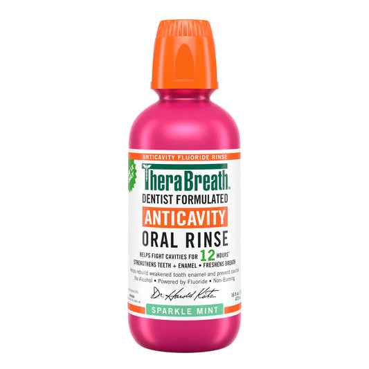 TheraBreath Anticavity Oral Rinse Sparkle Mint