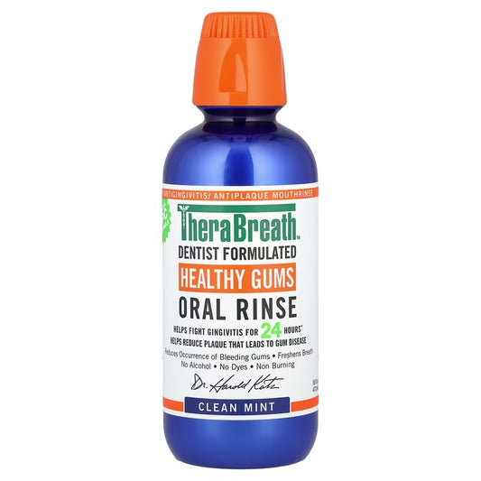 TheraBreath Healthy Gums Oral Rinse – Clean Mint