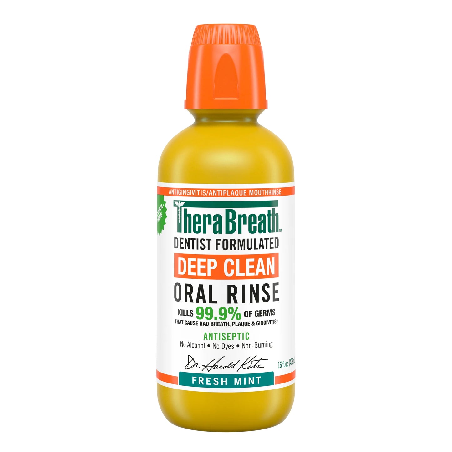 TheraBreath Deep Clean Oral Rinse – Fresh Mint