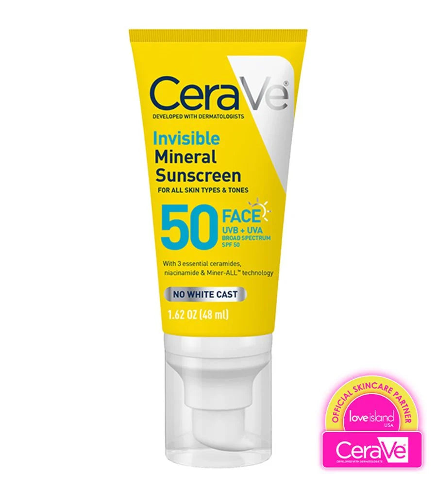 CeraVe Invisible Mineral Sunscreen SPF 50