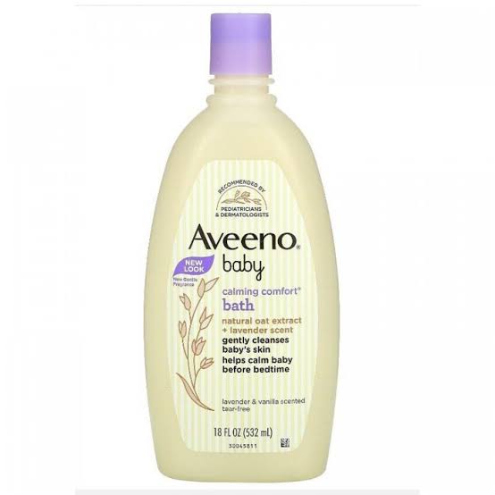 Aveeno Baby Calming Comfort Bath with Lavender 18oz